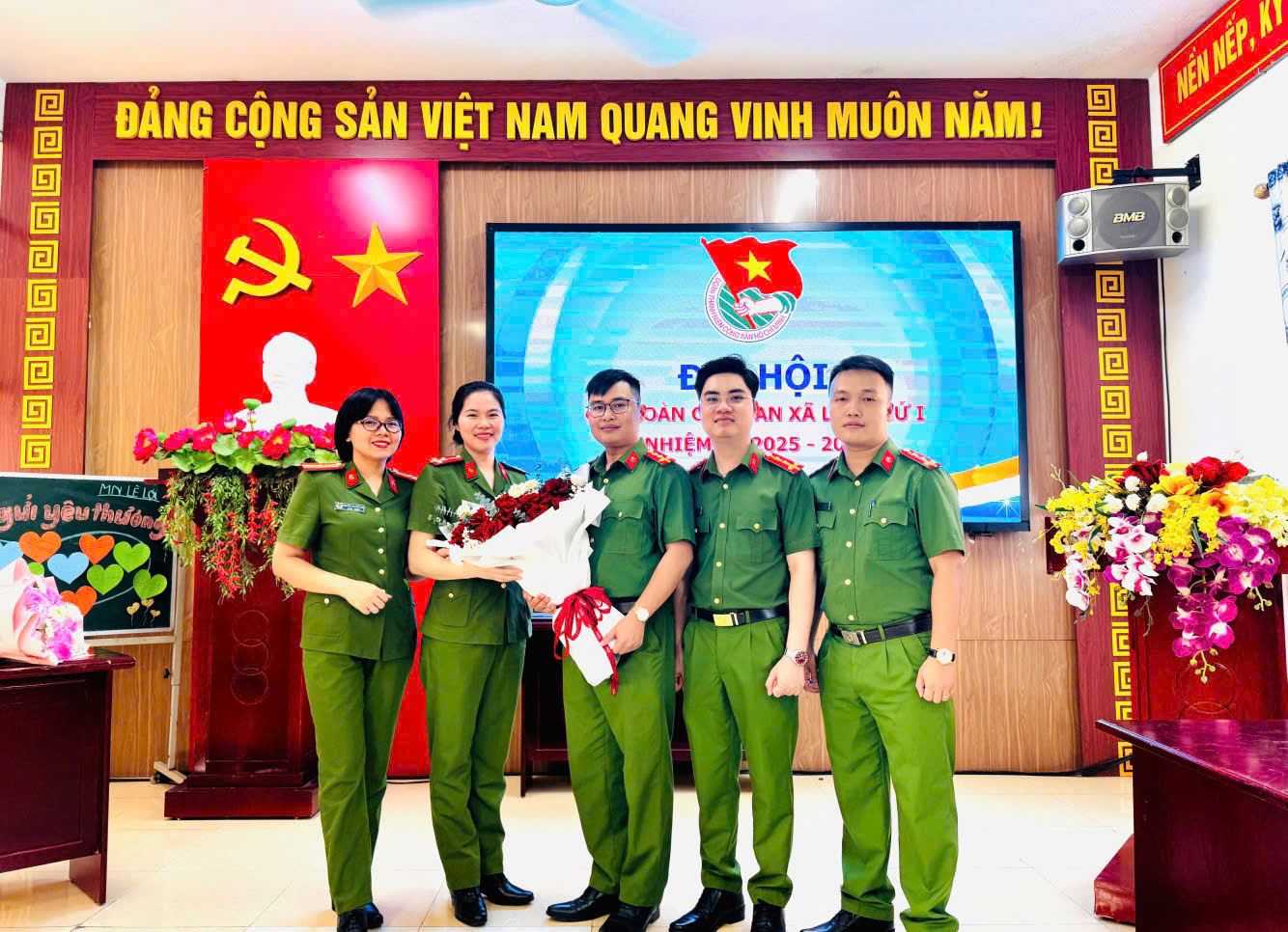 Đại hội Chi đoàn Công an xã Yết Kiêu lần thứ I: Khí thế mới, quyết tâm mới